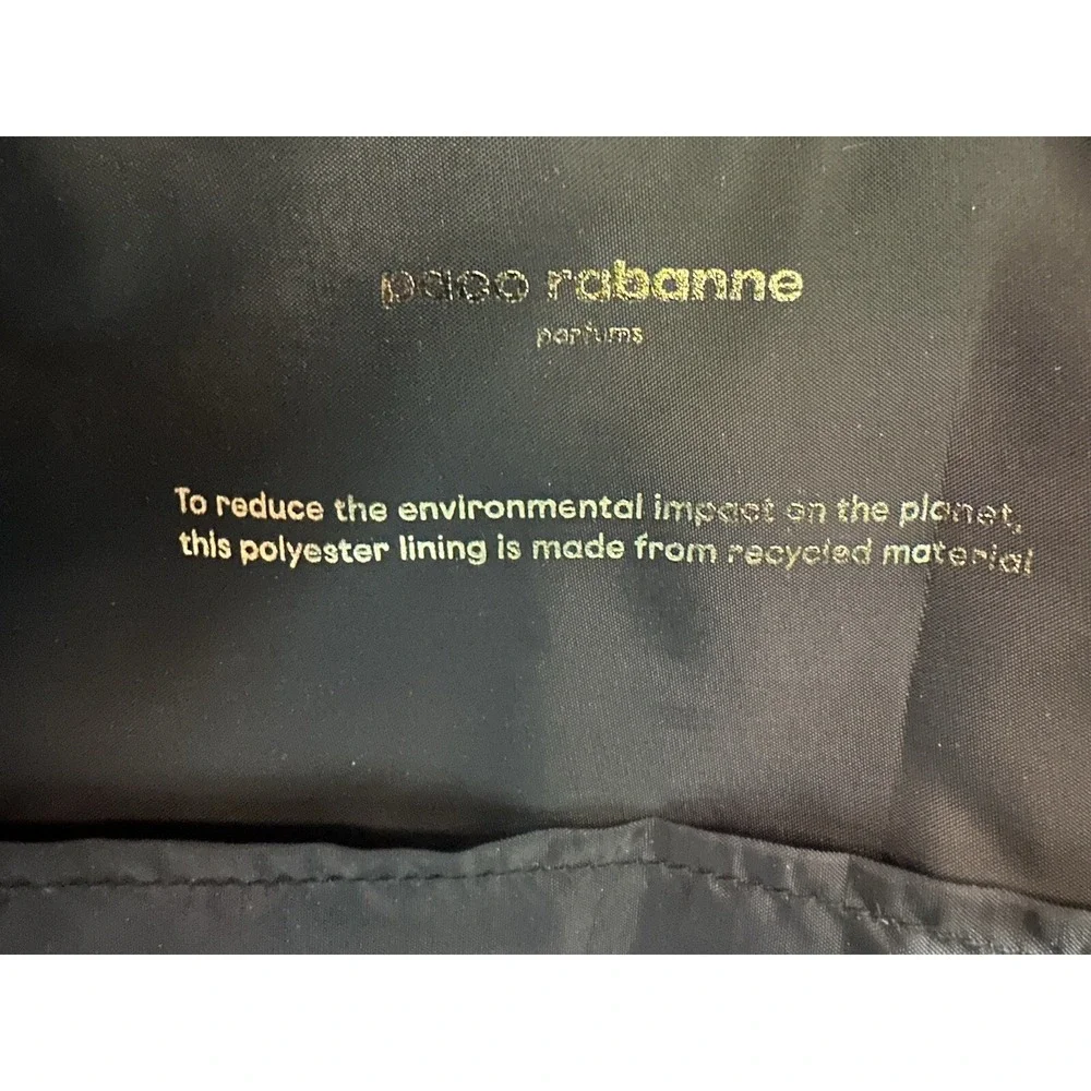 Paco Rabanne Parfums XL Black Weekender Bag PR Logo Fragrance Promo Travel